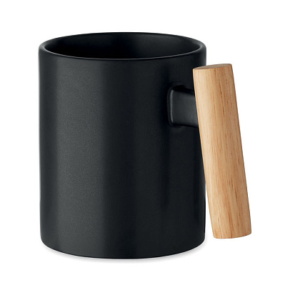 Ceramic mug 320 ml (Чёрный)