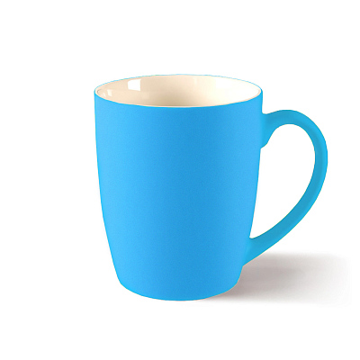 Кружка MATFEY soft touch 350 мл (Голубой)