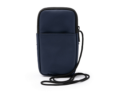 Сумка для мобильного телефона SEUL из экокожи (Синий нэйви)