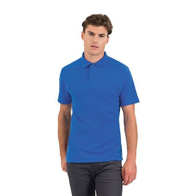 Футболка теннисная ID.001, ярко-зеленый (Ярко-синий)