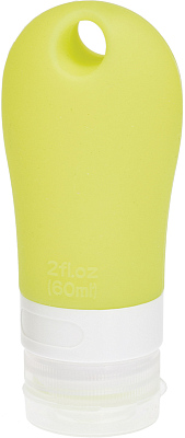 Дорожная баночка для путешествий Dewal Beauty, с отверстием ,зеленая, 60мл. (Зеленый)