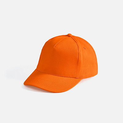Бейсболка Long Beach, ярко-зеленая с белым (Оранжевый)
