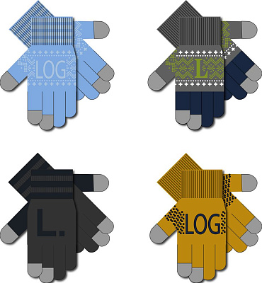 Сенсорные перчатки на заказ Guanti Tok полушерсть Сенсорные перчатки на заказ Guanti Tok полушерсть