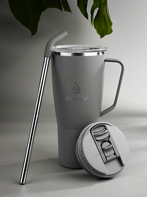 Термостакан Kasumigaoka, серый