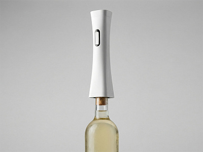 Электрический штопор для винных бутылок Turbo (Белый)