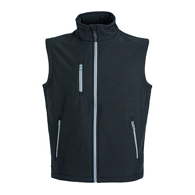 Жилет мужской софтшелл TARVISIO MAN 320 (Чёрный)