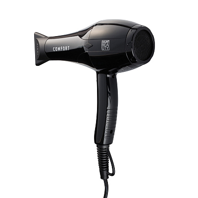 Фен DEWAL BEAUTY Comfort Black, черный, 2200 Вт, 1 насадка