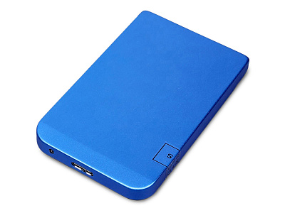 Внешний жесткий диск SSD Saturn на 500 Гб (Синий)