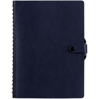 Ежедневник Strep Front на заказ, недатированный, темно-синий (Тёмно-синий)
