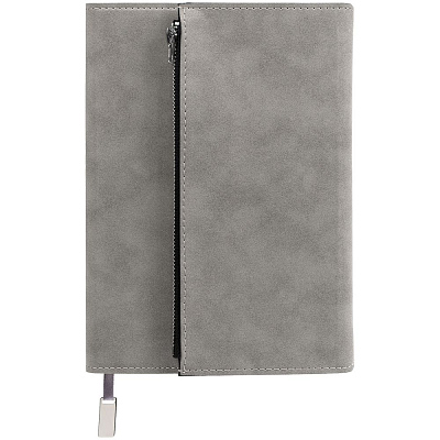 Ежедневник Grace на заказ, недатированный, серый