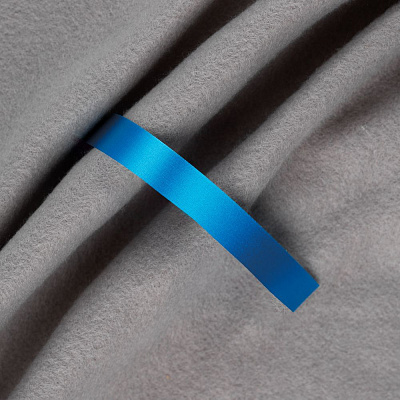 Лента сатиновая Satin 10 S, голубая, 40 см (Голубой)