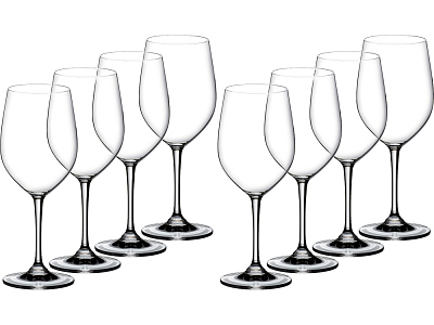 Набор бокалов Viogner/ Chardonnay, 350 мл, 8 шт. (Прозрачный)
