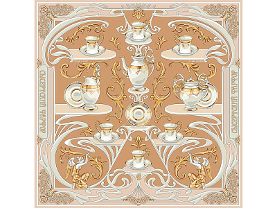 Платок Сысертский фарфор