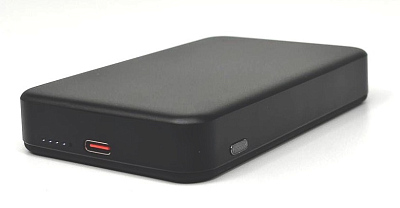 Магнитный внешний аккумулятор ёмкостью 10000 мАч (Чёрный)