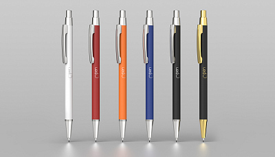 Карандаш механический "Ray", покрытие soft touch, синий