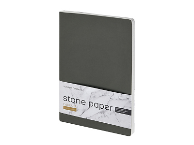 Тетрадь с каменной бумагой А5 Carrara (Серый)