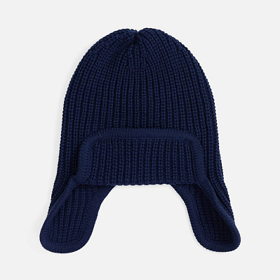 Шапка-ушанка Catch Match, темно-синяя (Тёмно-синий)