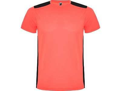 Спортивная футболка Detroit детская (Неоновый коралловый/черный)