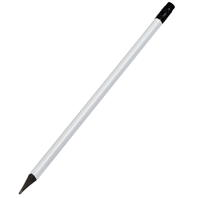 Карандаш из переработанного сырья Unicorn, чёрный (Белый/черный)