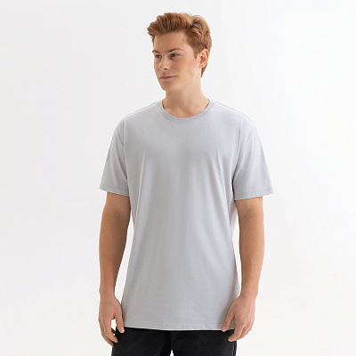 Футболка унисекс KRIS, 150 гр., светло-серая, размер XXL (Светло-серый)