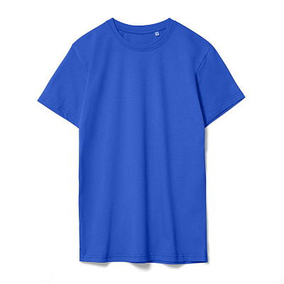 Футболка унисекс T-Bolka 160, молочно-белая (Синий)