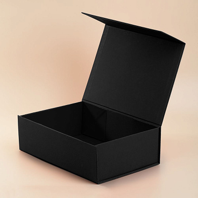 Коробка складная Portada, L, черная (Чёрный)