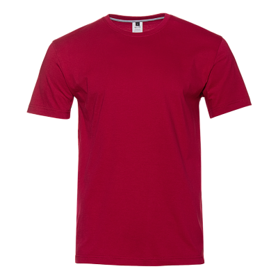 Футболка унисекс без бокового шва STAN хлопок 160, 02 (Бордовый)