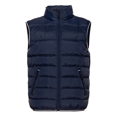 Жилет мужской STAN утепленный таффета 210T,65, 82 (Темно-синий с контрастом)