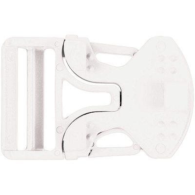 Застежка-пряжка односторонняя Triden, белый