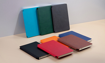 Ежедневник недатированный "Альба", формат А5, гибкая обложка, красный