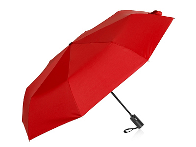 Зонт-автомат Reviver с куполом из переработанного пластика (Красный)