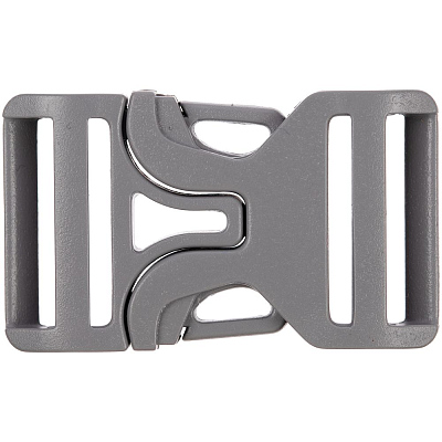 Застежка-пряжка Fibbia, серая (Серый)