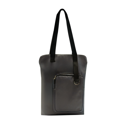 Шоппер Superbag Pocket (серый с черным) (Серый с черным)