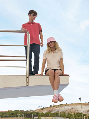 Рубашка поло женская Pacific Women, розовая (лососевая)