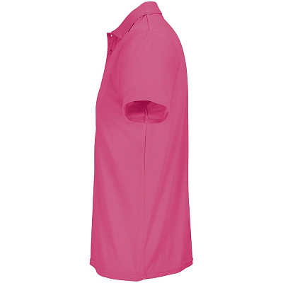 Рубашка поло унисекс Pitcher, розовая (ribbon pink)