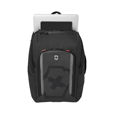 Рюкзак VICTORINOX Touring 2.0, черный, износоустойчивый полиэстер 600D, 31x19x45 см, 21 л