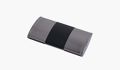 Маникюрный набор Yes, 5пр. Футляр: металл, цвет металлик/черный