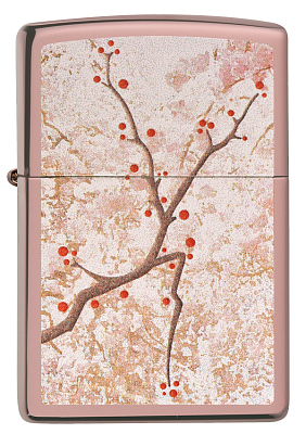 Зажигалка ZIPPO Eastern с покрытием High Polish Rose Gold, латунь/сталь, розовое золото, 38x13x57 мм
