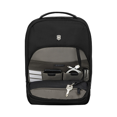 Рюкзак VICTORINOX Altmont Professional City Laptop Backpack 14", чёрный, полиэфирная ткань, 27x15x40 см,14 л