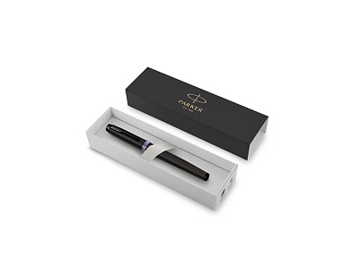 Ручка-роллер Parker IM Vibrant Rings Flame Amethyst Purple