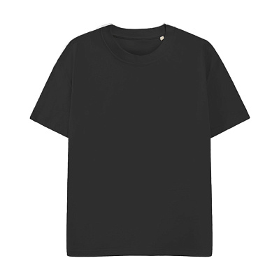 Футболка оверсайз унисекс LEGACY, черный, XS, 100% хлопок, 220 г/м2 (Чёрный)