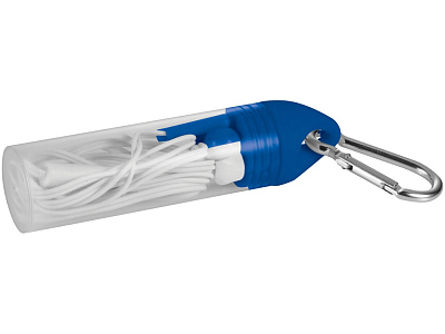 Наушники Earbuds (Ярко-синий/белый/серебристый)