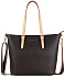 Сумка-шоппер BUGATTI Ella, тёмно-коричневая, полиуретан, 47,5х12х32 см - Фото 2