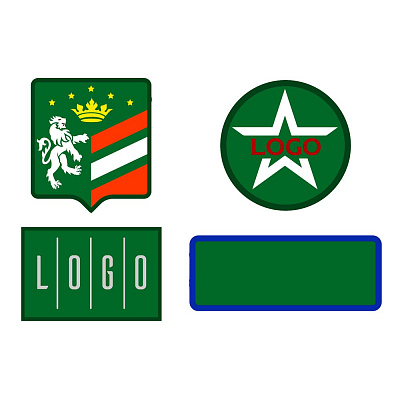 Шеврон из габардина Gabo M  (Зеленый)