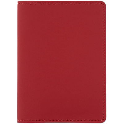 Обложка для паспорта Shall Simple  (Красный)