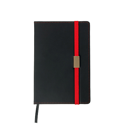 Ежедневник Cut Book недатированный, черный (Черный, бежевый)