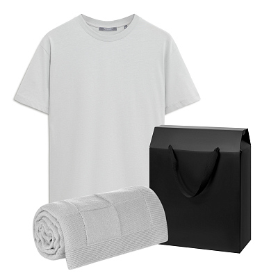 Набор с одеждой KRIS (футболка, плед) , S (Серый)