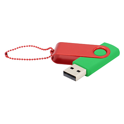 Флешка Designer To Go 2.0 USB 16Gb  (Зеленый/красный)