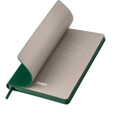 Ежедневник Рейн (Rain) недатированный, зеленый (без упаковки, без стикера) (Зеленый, серый)