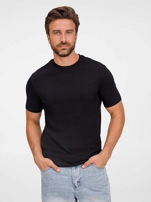 Футболка унисекс T-Bolka 180, темно-серая (графит) (Чёрный)